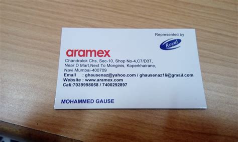aramex india contact number mumbai